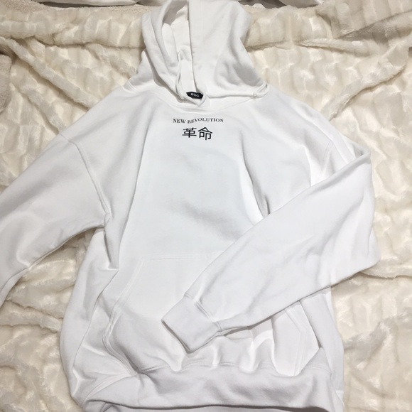 New Revolution White Hoodie - Picture 3 of 4